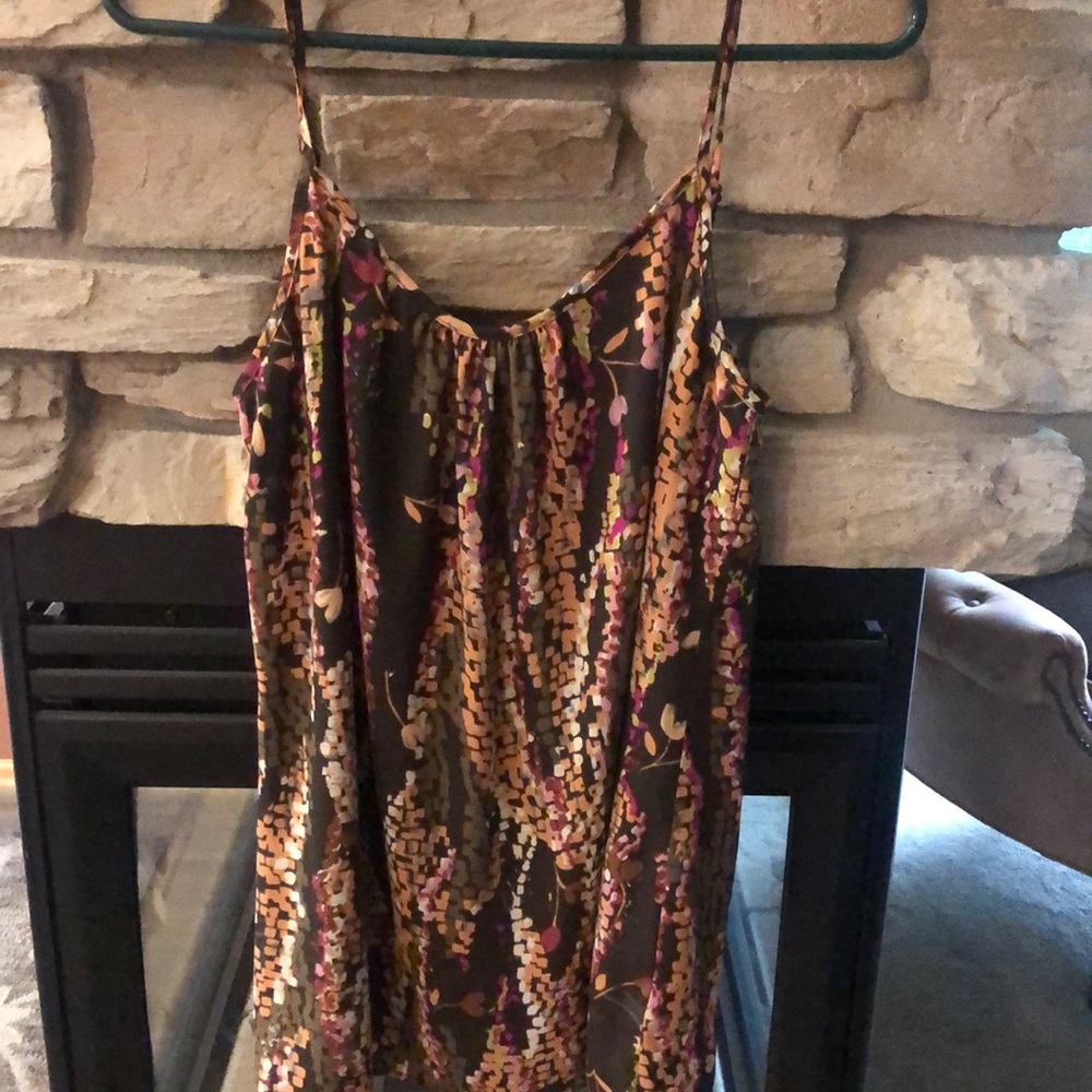 CAbi - Women’s Brown Floral Cami